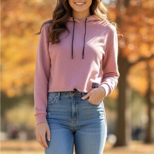 PINK long sleeve tee in mauve size xs but fits...